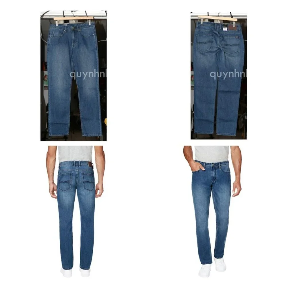 Buffalo David Bitton Mens Slim Straight Stretch Denim Jeans BLUE,